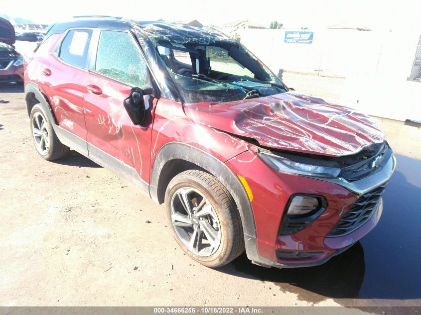 2022 CHEVROLET TRAILBLAZER RS VIN: KL79MTSL3NB044331