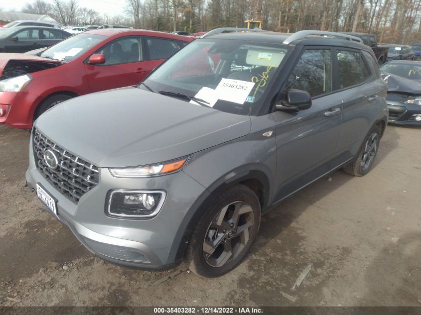2022 HYUNDAI VENUE LIMITED VIN: KMHRC8A35NU174468