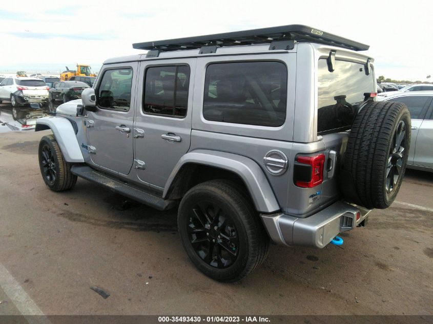 2021 JEEP WRANGLER 4XE UNLIMITED SAHARA HIGH VIN: 1C4JJXP63MW716219
