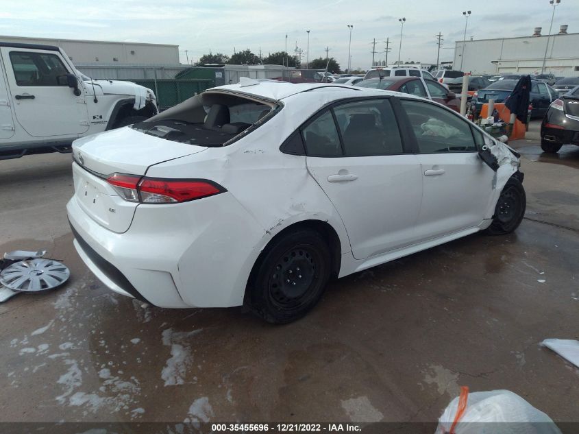 2021 TOYOTA COROLLA LE VIN: JTDEPMAE4MJ130897