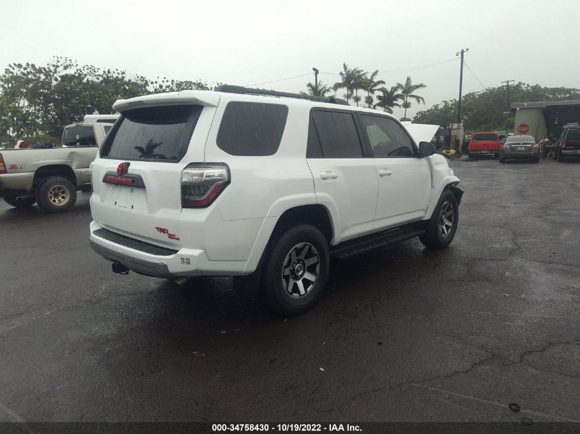 2021 TOYOTA 4RUNNER TRD OFF ROAD VIN: JTEPU5JR7M5885878