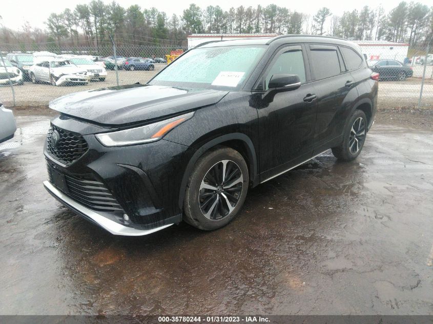 2021 TOYOTA HIGHLANDER XSE VIN: 5TDLZRBH8MS120464
