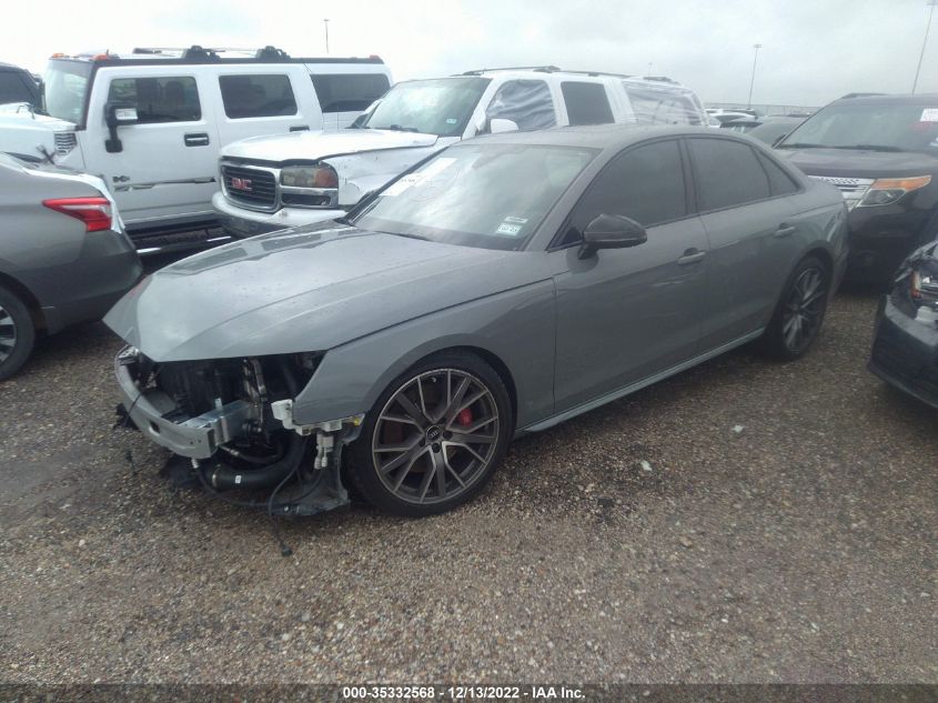 2021 AUDI S4 PREMIUM PLUS VIN: WAUB4AF47MA036469