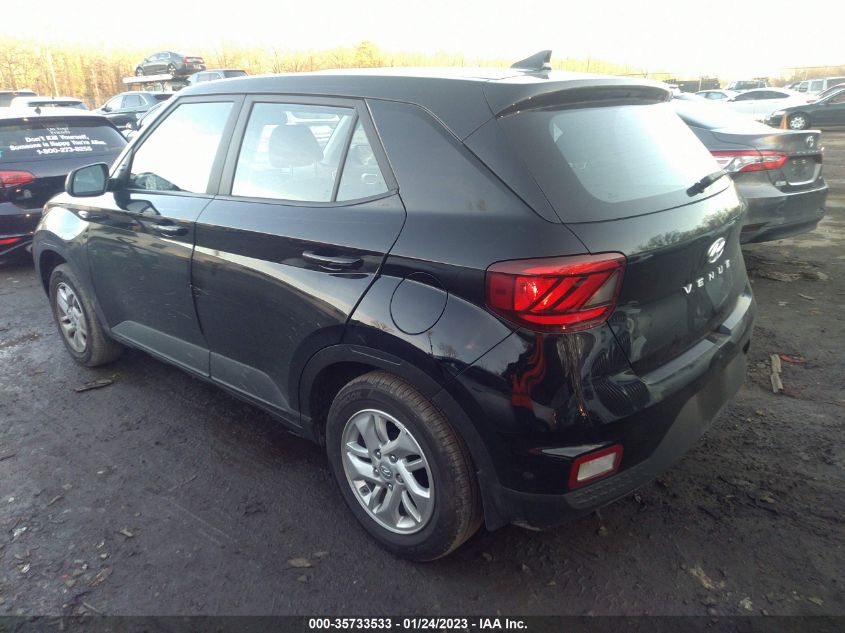 2022 HYUNDAI VENUE SE VIN: KMHRB8A39NU202114