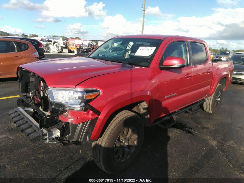 2022 TOYOTA TACOMA 2WD SR5/TRD SPORT VIN: 3TMAZ5CN8NM172716