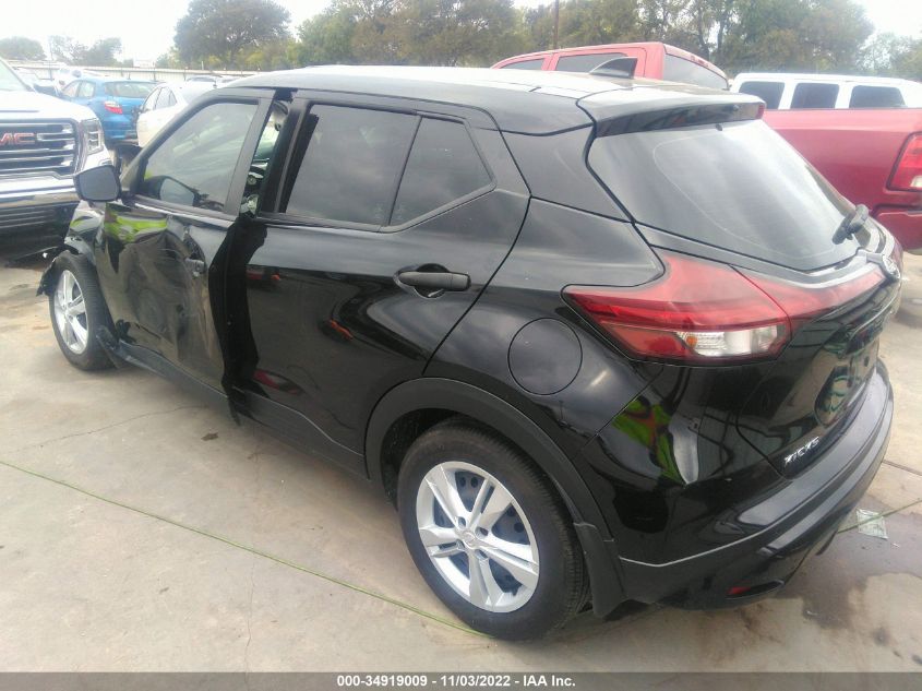 2022 NISSAN KICKS S VIN: 3N1CP5BV2NL487309