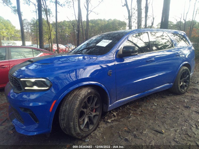 2021 DODGE DURANGO SRT HELLCAT VIN: 1C4SDJH91MC715704