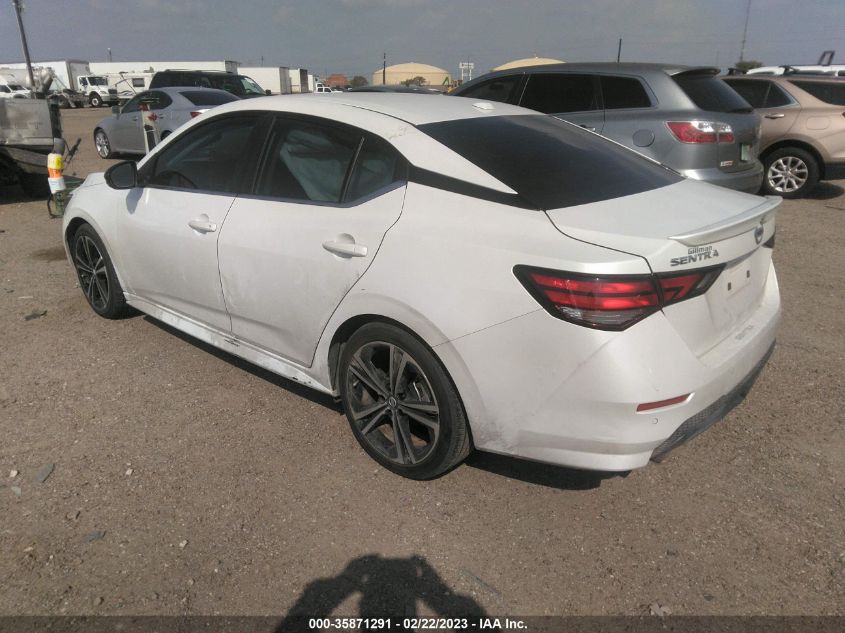 2022 NISSAN SENTRA SR VIN: 3N1AB8DV4NY268388