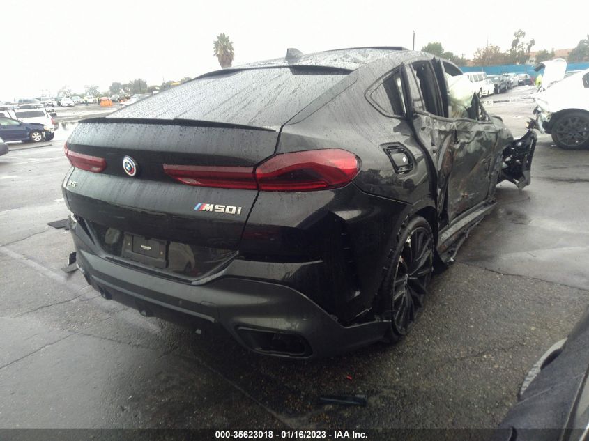 2022 BMW X6 M50I VIN: 5UXCY8C04N9M69853