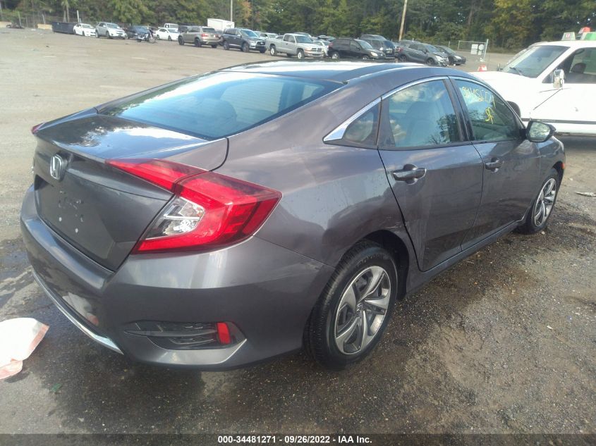 2020 HONDA CIVIC SEDAN LX VIN: 19XFC2F61LE003266