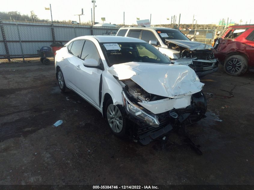 2022 NISSAN SENTRA S VIN: 3N1AB8BV0NY281352