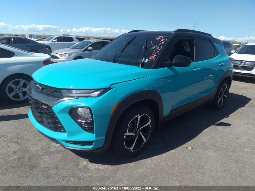 2021 CHEVROLET TRAILBLAZER RS VIN: KL79MTSL6MB158841