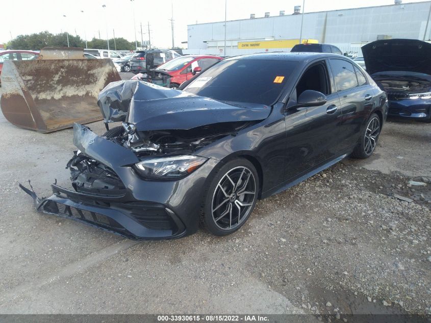 2022 MERCEDES-BENZ C-CLASS C 300 VIN: W1kaf4gb8nr030146