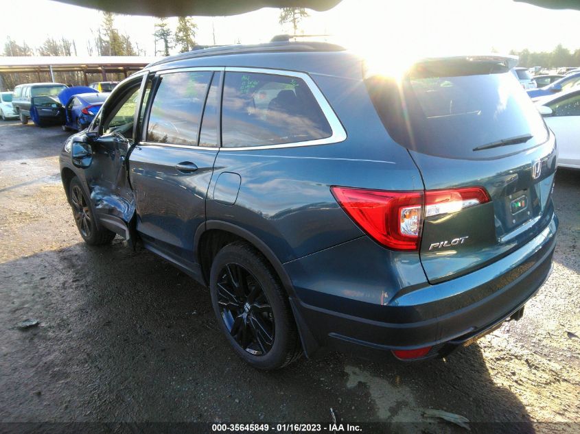 2021 HONDA PILOT SPECIAL EDITION VIN: 5FNYF6H25MB084401