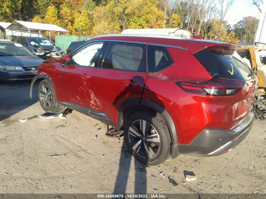 2022 NISSAN ROGUE SL VIN: 5N1BT3CB6NC672659