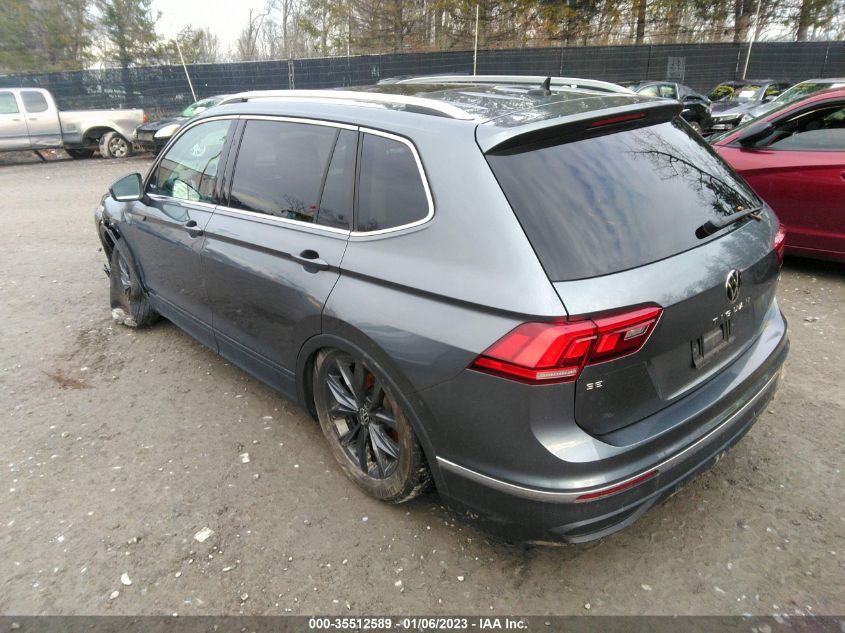 2022 VOLKSWAGEN TIGUAN SE VIN: 3VV2B7AX7NM014944