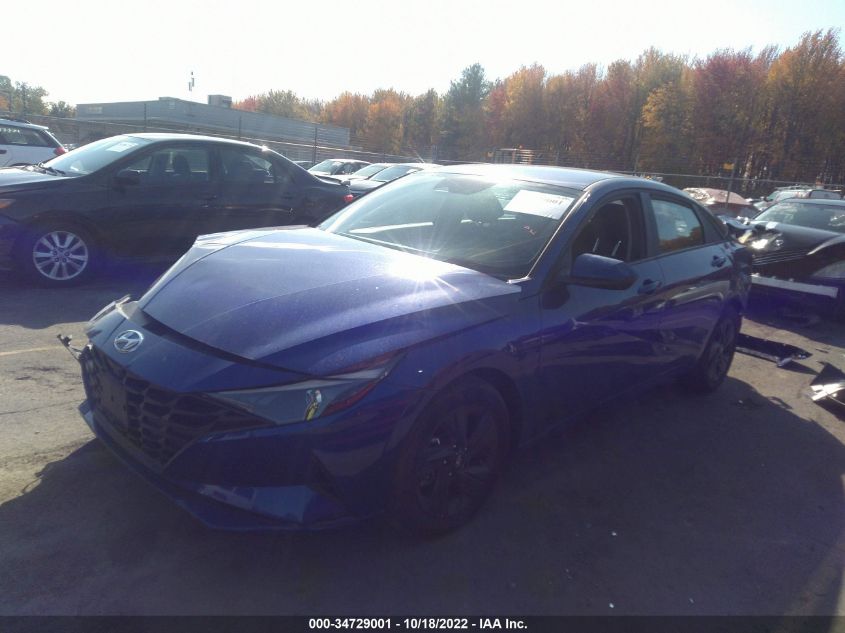 2022 HYUNDAI ELANTRA SEL VIN: KMHLM4AG4NU318896