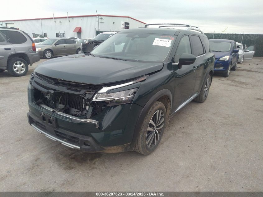 2022 NISSAN PATHFINDER PLATINUM VIN: 5N1DR3DK7NC261809