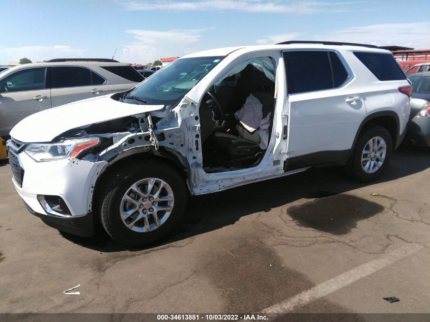 2020 CHEVROLET TRAVERSE LT CLOTH VIN: 1GNERGKW6LJ124821