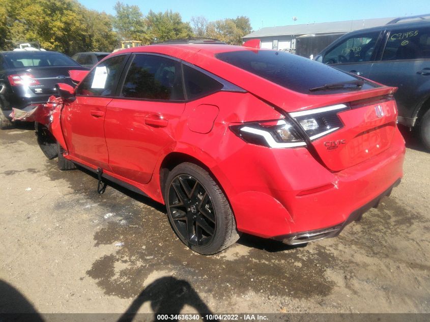 2022 HONDA CIVIC HATCHBACK SPORT TOURING VIN: 19XFL1H80NE006946