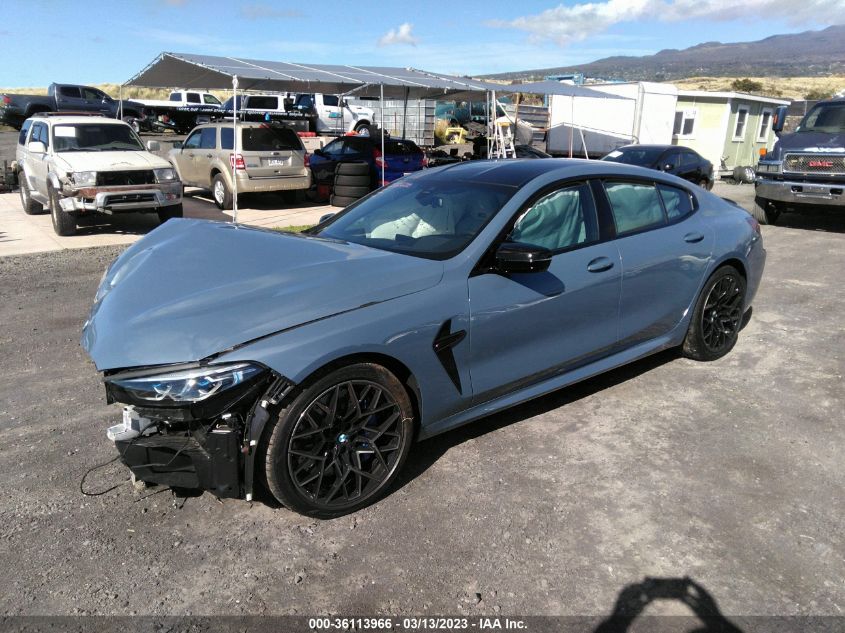 2022 BMW M8 COMPETITION VIN: WBSGV0C07NCK16311