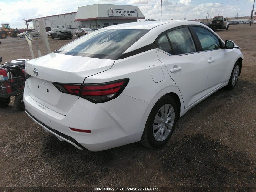 2022 NISSAN SENTRA S VIN: 3N1AB8BV5NY284330