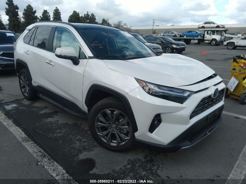 2022 TOYOTA RAV4 HYBRID LIMITED VIN: 4T3D6RFV8NU074650
