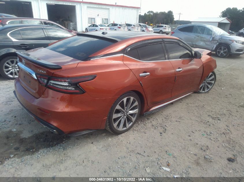 2021 NISSAN MAXIMA PLATINUM VIN: 1N4AA6FV9MC506914