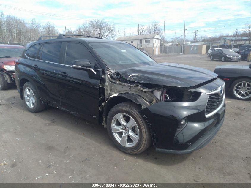 2023 TOYOTA HIGHLANDER HYBRID LE VIN: 5TDBBRCH9PS106754
