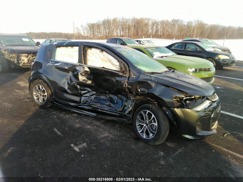 2020 CHEVROLET SONIC LT VIN: 1G1JD6SB5L4138777