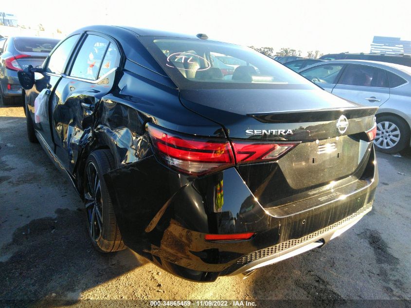 2022 NISSAN SENTRA SR VIN: 3N1AB8DVXNY231457