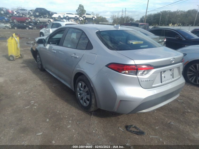 2022 TOYOTA COROLLA LE VIN: 5YFEPMAE4NP364650
