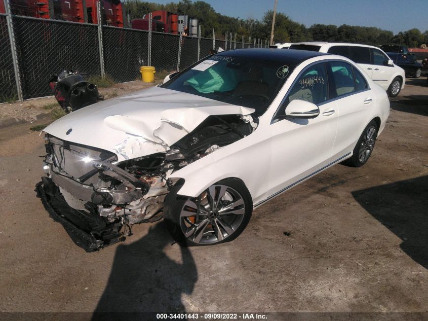 2021 MERCEDES-BENZ C-CLASS C 300 VIN: W1KWF8EB1MR606593