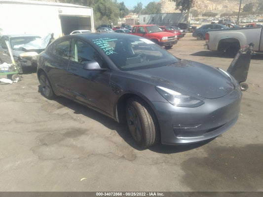 2022 TESLA MODEL 3 LONG RANGE VIN: 5YJ3E1EB9NF222009