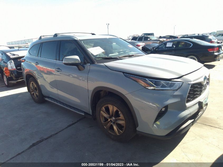 2022 TOYOTA HIGHLANDER HYBRID BRONZE EDITION VIN: 5TDABRCH9NS560060