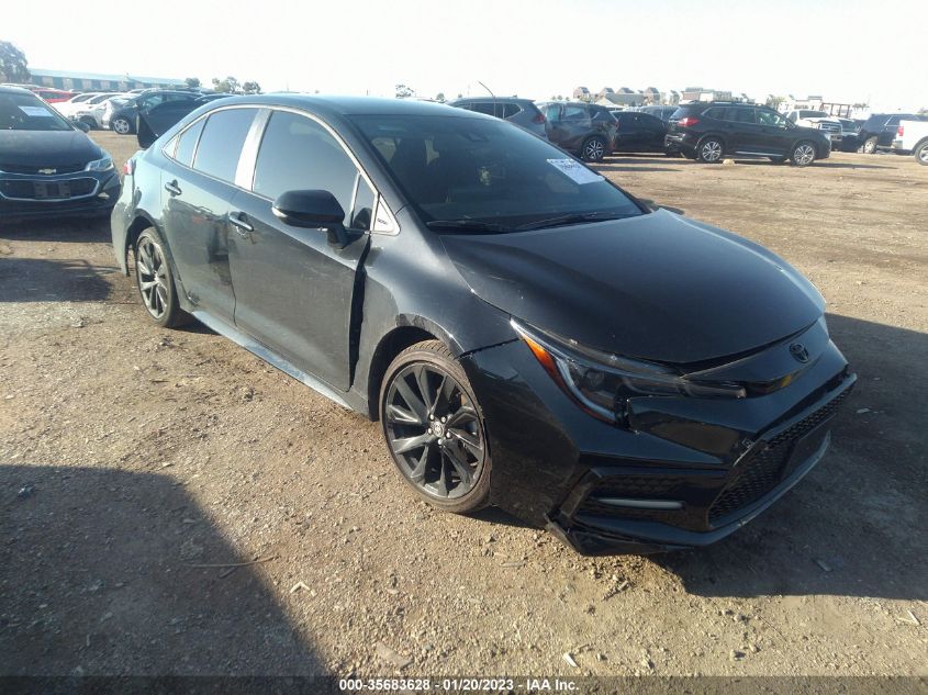 2022 TOYOTA COROLLA SE/SE NIGHTSHADE/APEX SE VIN: 5YFS4MCE1NP124660