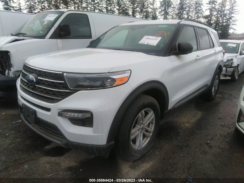 2022 FORD EXPLORER XLT VIN: 1FMSK8DH1NGA51163