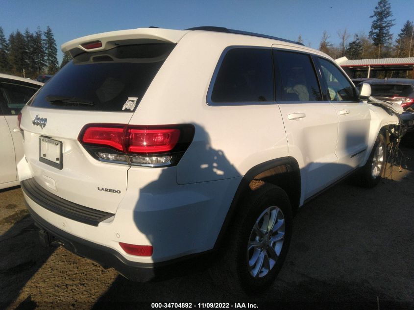 2021 JEEP GRAND CHEROKEE LAREDO E VIN: 1C4RJFAG7MC689980