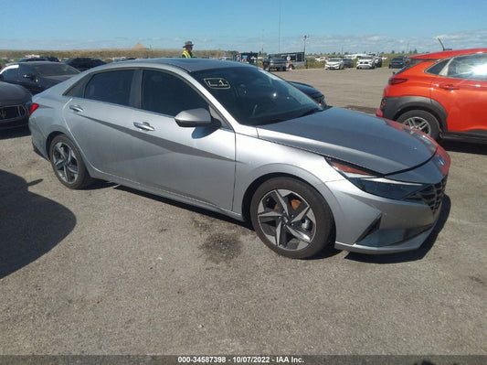 2021 HYUNDAI ELANTRA LIMITED VIN: 5NPLP4AG7MH017317