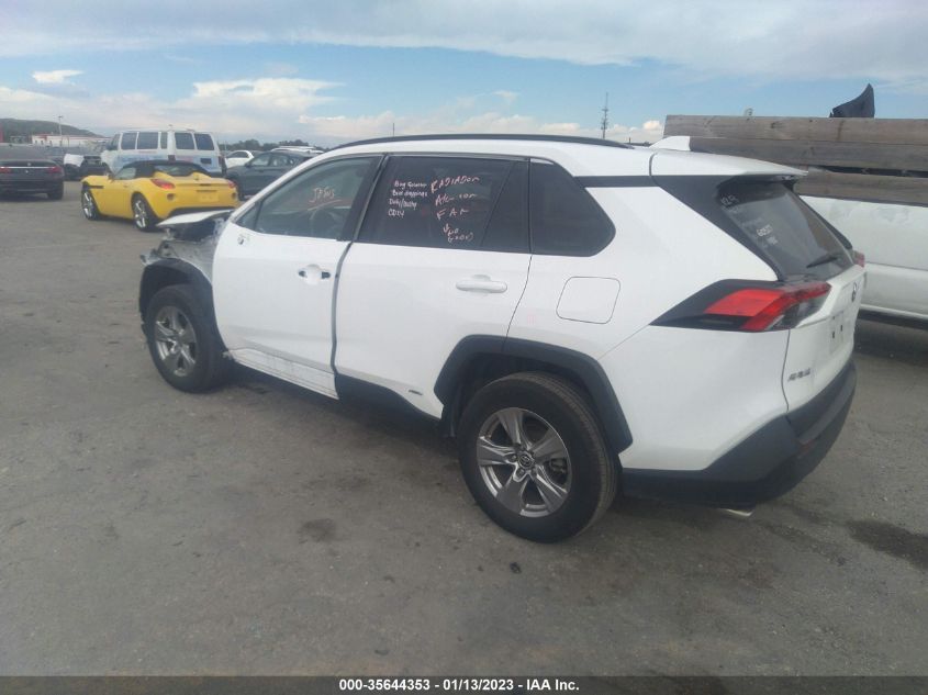 2022 TOYOTA RAV4 HYBRID XLE VIN: 2T3RWRFV4NW135255