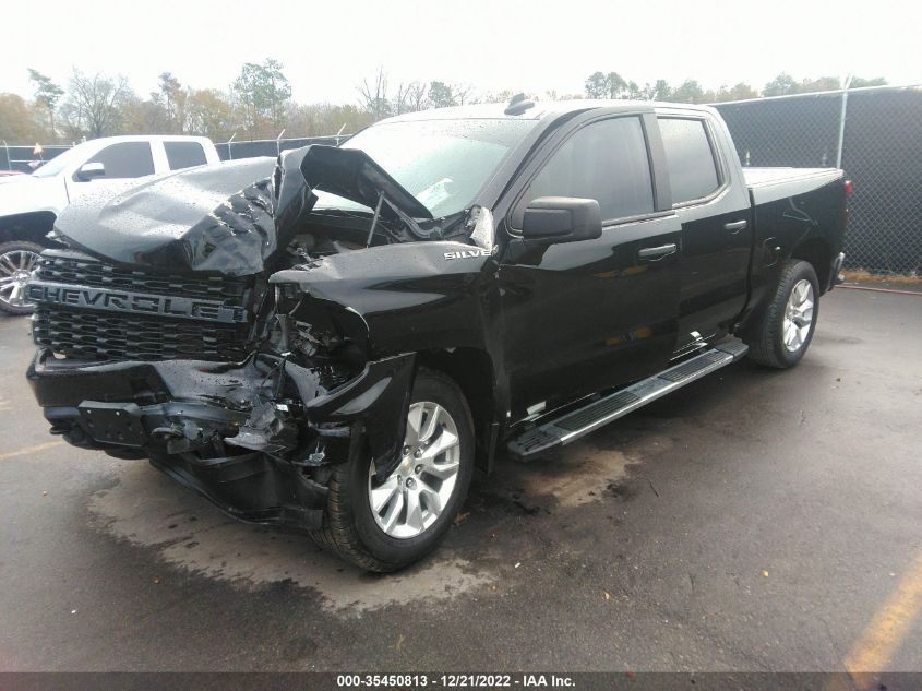 2021 CHEVROLET SILVERADO 1500 CUSTOM VIN: 1GCPWBEH3MZ191521