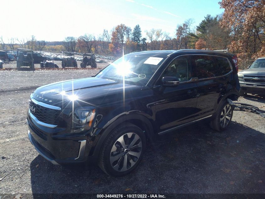 2022 KIA TELLURIDE EX VIN: 5XYP34HC5NG312215