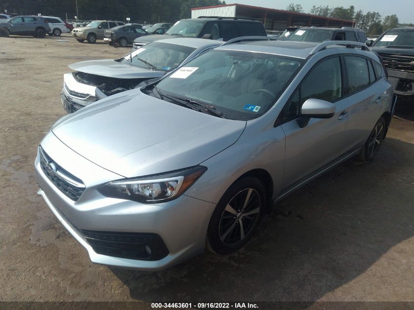 2022 SUBARU IMPREZA PREMIUM VIN: 4S3GTAD6XN3705484