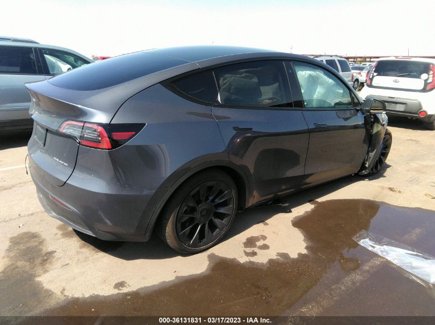 2023 TESLA MODEL Y LONG RANGE VIN: 7SAYGDEE6PA023773
