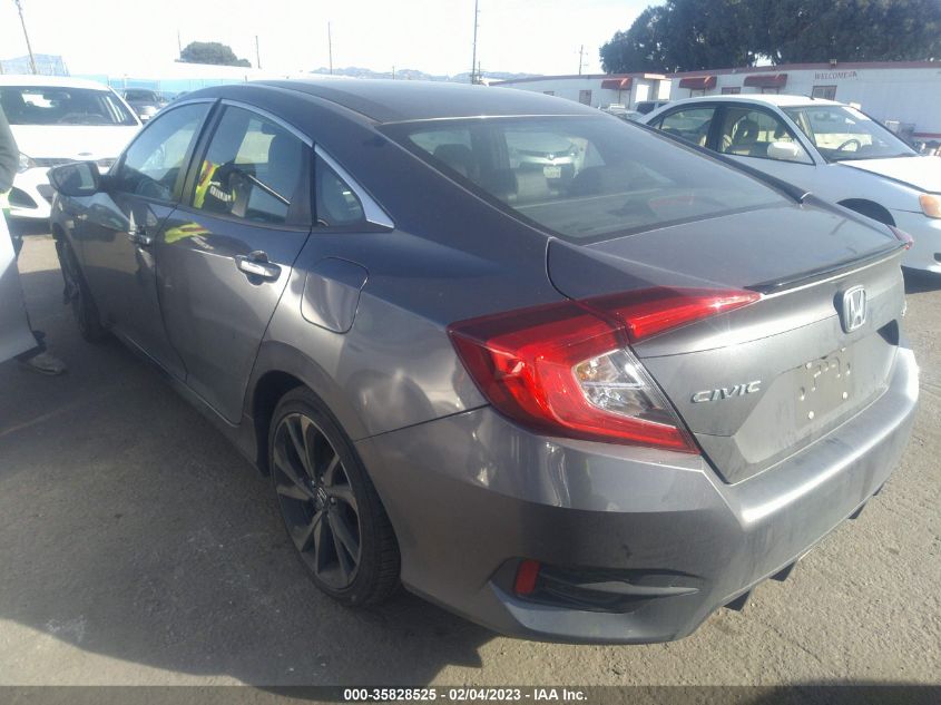 2021 HONDA CIVIC SEDAN SPORT VIN: 2HGFC2F87MH535808