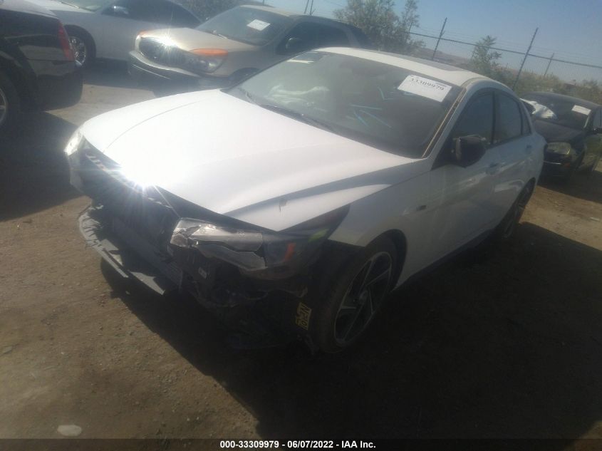 2022 HYUNDAI ELANTRA N LINE VIN: KMHLR4AF8NU232158