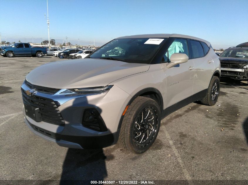 2021 CHEVROLET BLAZER LT VIN: 3GNKBCR4XMS575173