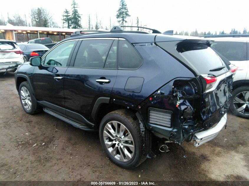 2022 TOYOTA RAV4 LIMITED VIN: 2T3N1RFV3NW291641