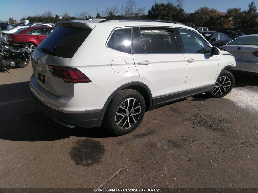 2021 VOLKSWAGEN TIGUAN SE/SE R-LINE BLACK/SEL VIN: 3VV3B7AX5MM075583