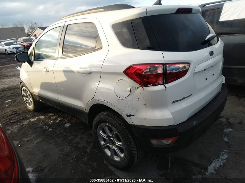 2022 FORD ECOSPORT SE VIN: MAJ6S3GL6NC471796